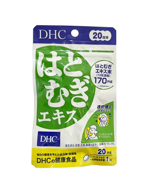 Viên Uống Hỗ Trợ Trắng Da DHC Coix Extract Của Nhật Bản