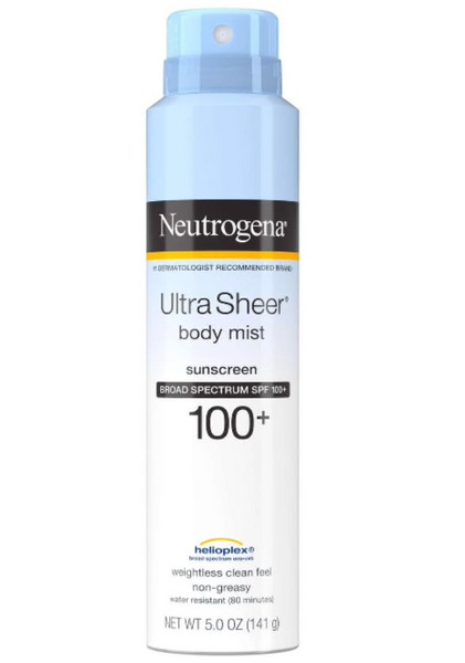 Xịt Chống Nắng Neutrogena Ultra Sheer Body Mist SPF 100+