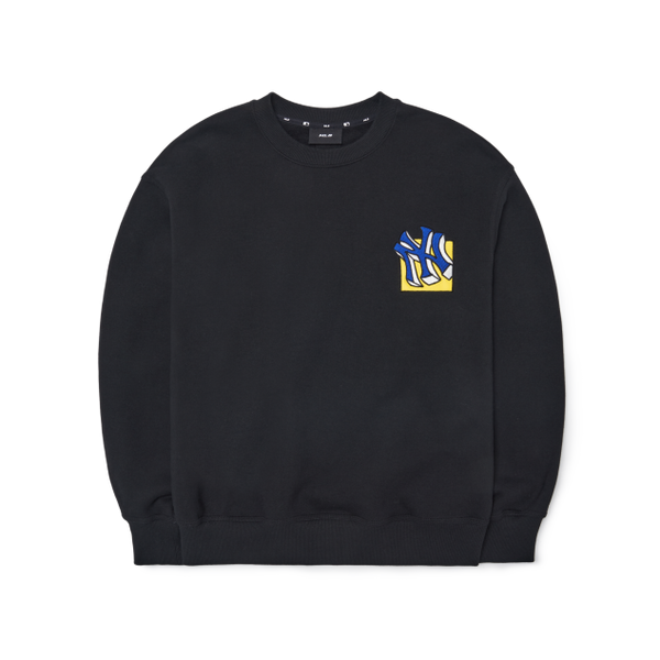 Áo Nỉ MLB NY Yankees Like Cartoon Brushed Mega Over Fit 3AMTL042650BKS