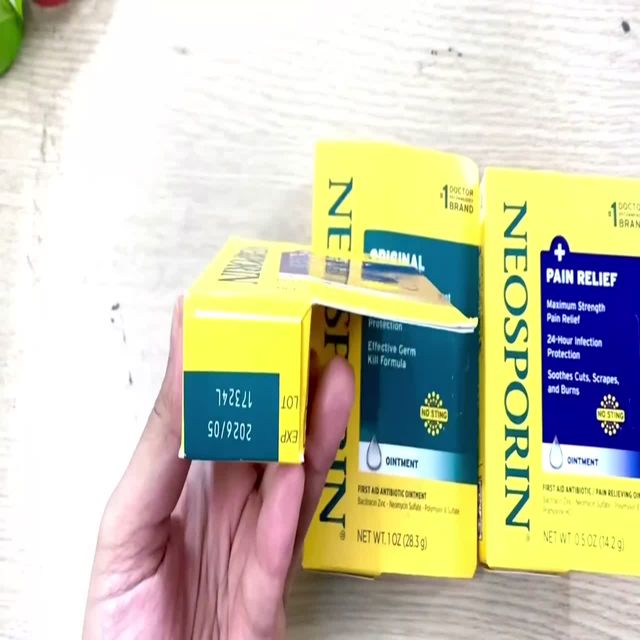 Kem Mỡ Kh&aacute;ng Vi&ecirc;m, Liền Sẹo Neosporin Dual Action Cream 28.3G