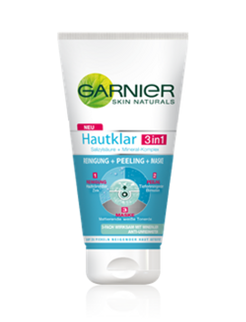 Sữa rửa mặt Garnier Hautklar 3 trong 1