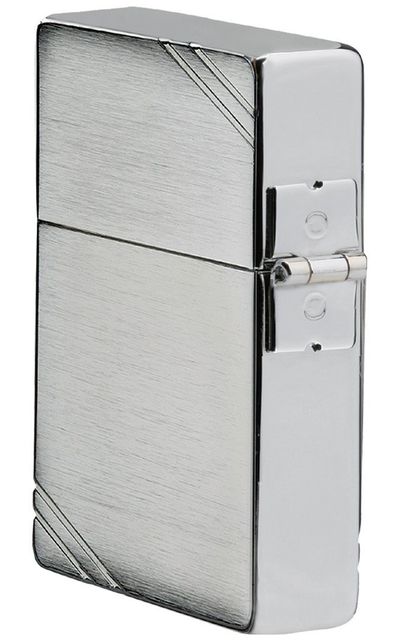 Bật lửa Zippo 1935 Replica W/Slashes Brushed Chrome 3