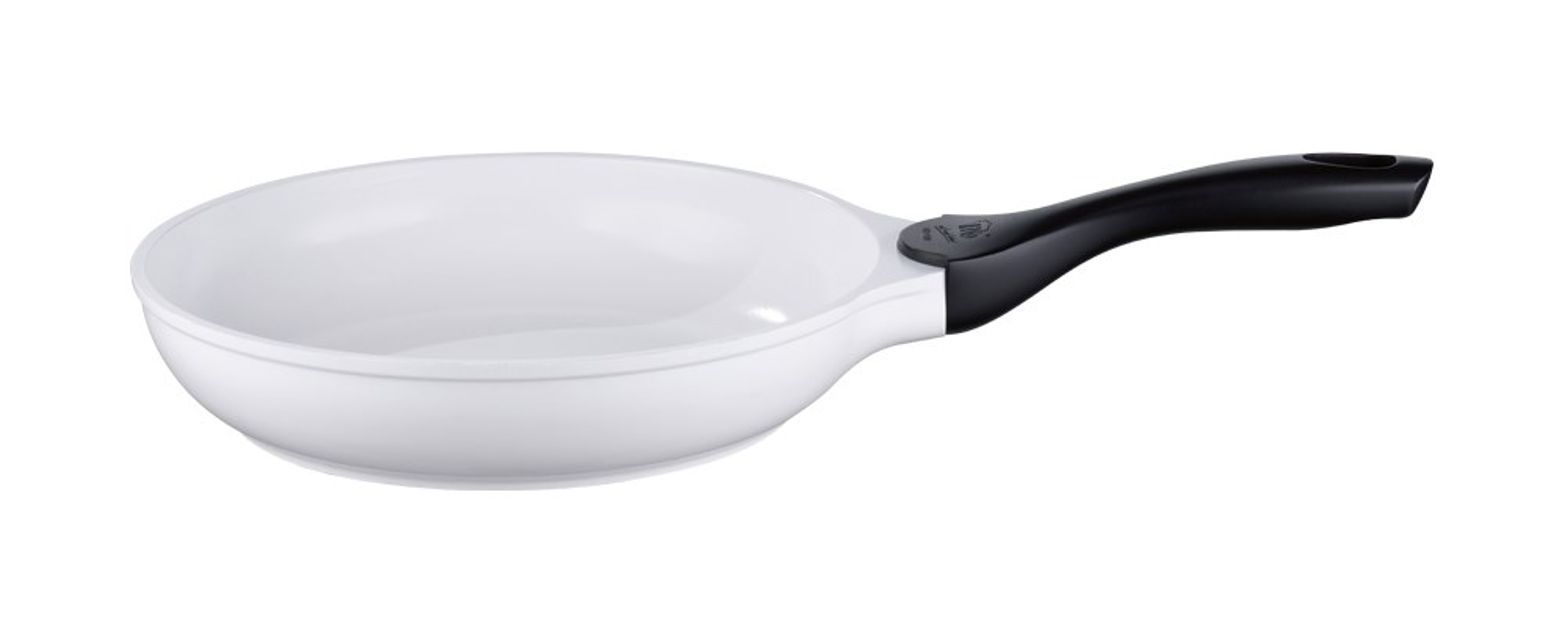 Chảo Ceramic Elo Pure white sử dụng rất tương đối l&agrave;nh t&iacute;nh, men gốm Sealant th&acirc;n thiện với m&ocirc;i trường m&agrave; lại kh&ocirc;ng độc hại