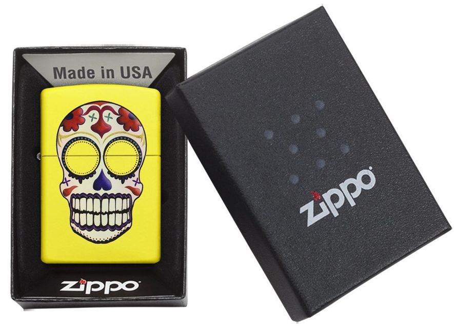 Bật lửa Zippo Skull Lighters Lemon 24894 độc đ&aacute;o 4