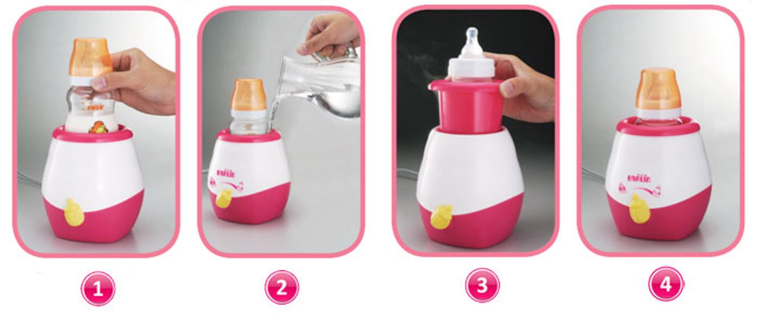 C&aacute;c mẹ chỉ cần thực hiện v&agrave;i bước đơn giản để sử dụng m&aacute;y