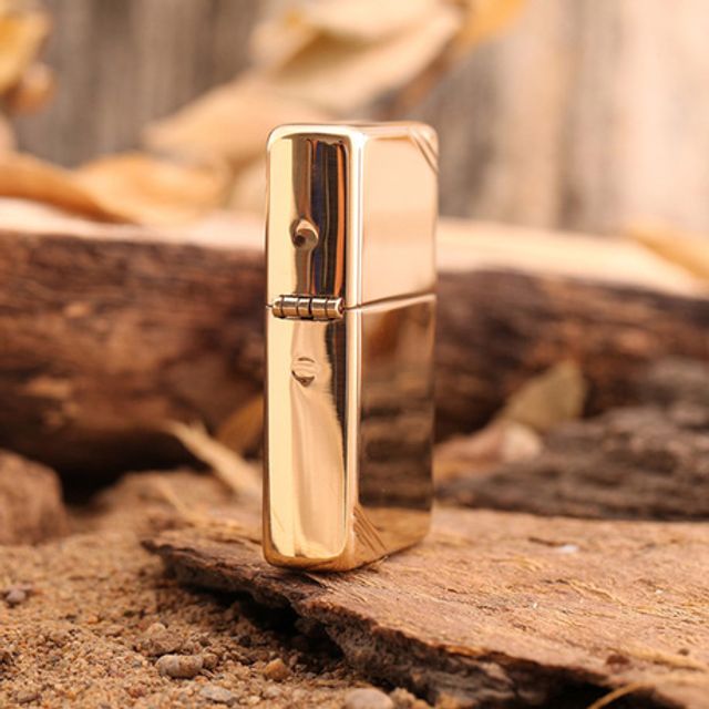 Bật lửa Zippo 270 Vintage High Polish Brass Slashes 3