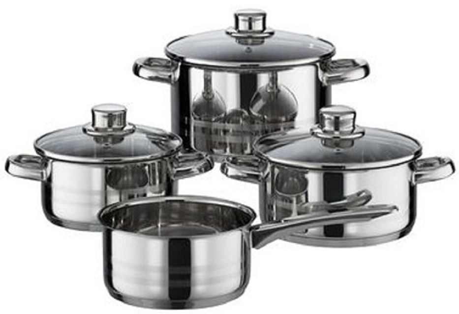 Bộ nồi inox 4 chiếc Elo Sky Line thiết kể nhỏ gọn, tinh tế v&agrave; v&ocirc; c&ugrave;ng tiện dụng