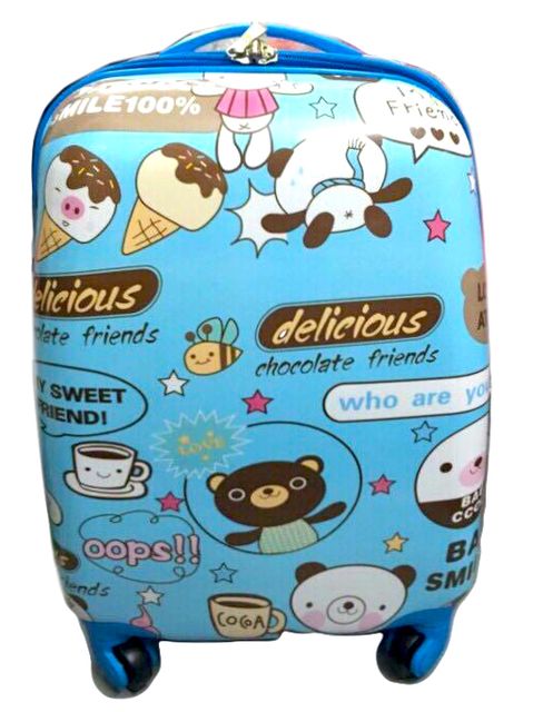 Vali cho b&eacute; Thomas c&oacute; b&aacute;nh xoay 360 độ dễ d&agrave;ng tiện lợi khi k&eacute;o