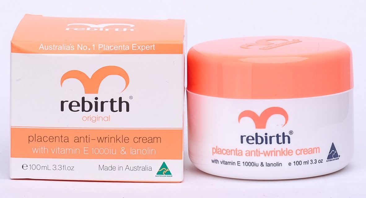 Kem nhau thai cừu Rebirth anti wrinkle bổ sung vitamin E dưỡng ẩm, da mịn m&agrave;ng