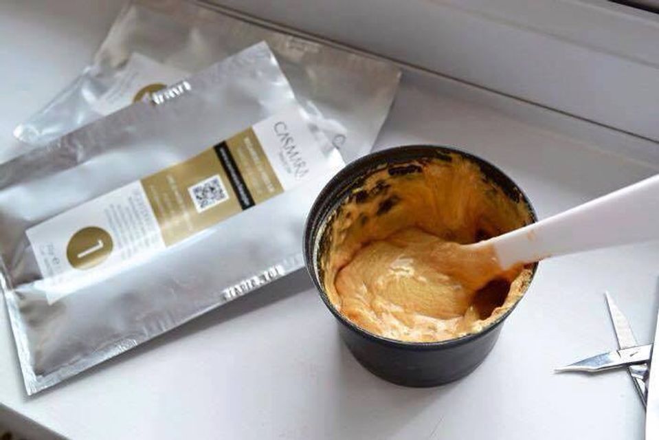 Mặt nạ v&agrave;ng 24k Casmara Luxury Algae Peel-off Mask 6