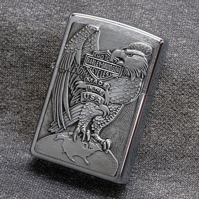 Bật lửa Zippo Classic Harley Davidson Eagle & Globe 200HD.H231
