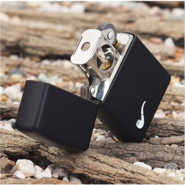 Bật lửa Zippo Pipe Lighters Black Matte 218PL ch&iacute;nh h&atilde;ng
