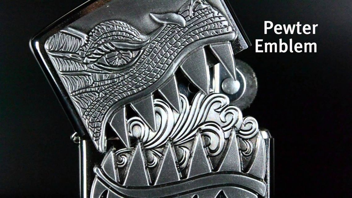 Bật lửa Zippo 28969 dragon mạ Chrome 