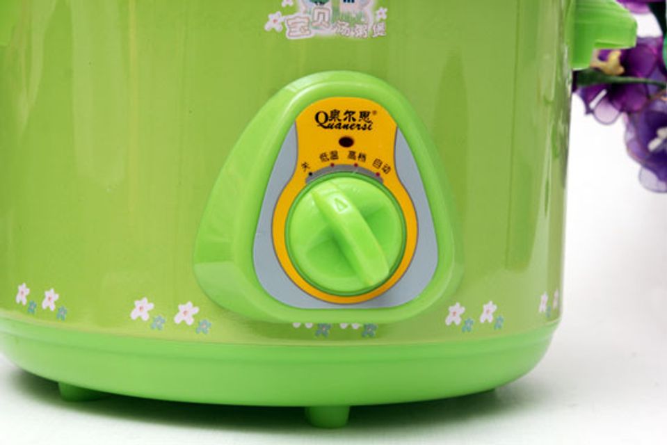 Nồi nấu ch&aacute;o bằng điện cho b&eacute; 1,5l ch&iacute;nh h&atilde;ng