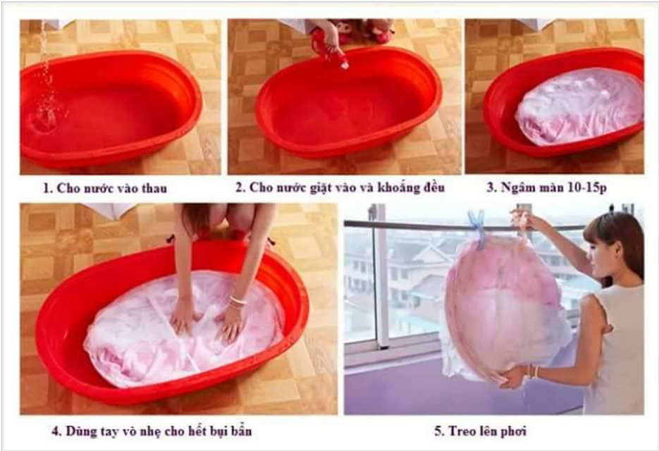 Giặt M&agrave;n chụp tự bung cho người lớn c&oacute; thể xếp gọn dễ d&agrave;ng
