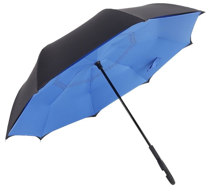 &Ocirc; gấp ngược Kazbrella m&agrave;u xanh - đen