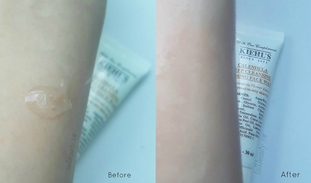 C&ocirc;ng dụng của sữa rửa mặt Kiehl&rsquo;s hoa c&uacute;c Calendula 
