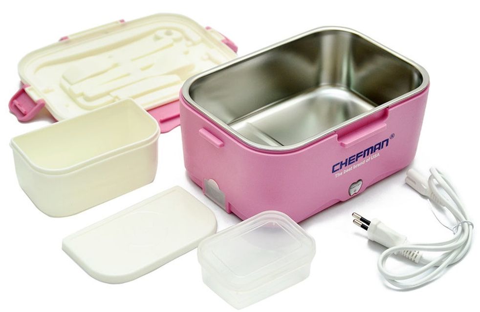 Hộp cơm h&acirc;m n&oacute;ng Chefman CM-112i Inox