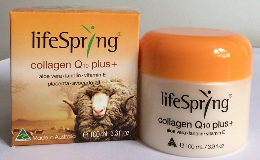 Kem nhau thai cừu LifeSpring &Uacute;c Collagen Q10 Plus