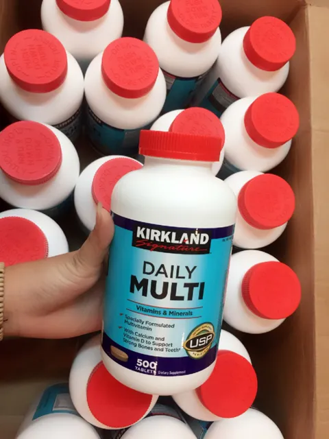 Vitamin tổng hợp Multivitamin Kirkland 500 vi&ecirc;n