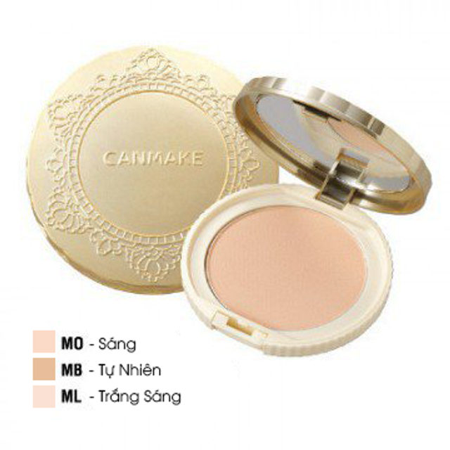 C&aacute;c tone m&agrave;u ch&iacute;nh của phấn phủ Canmake