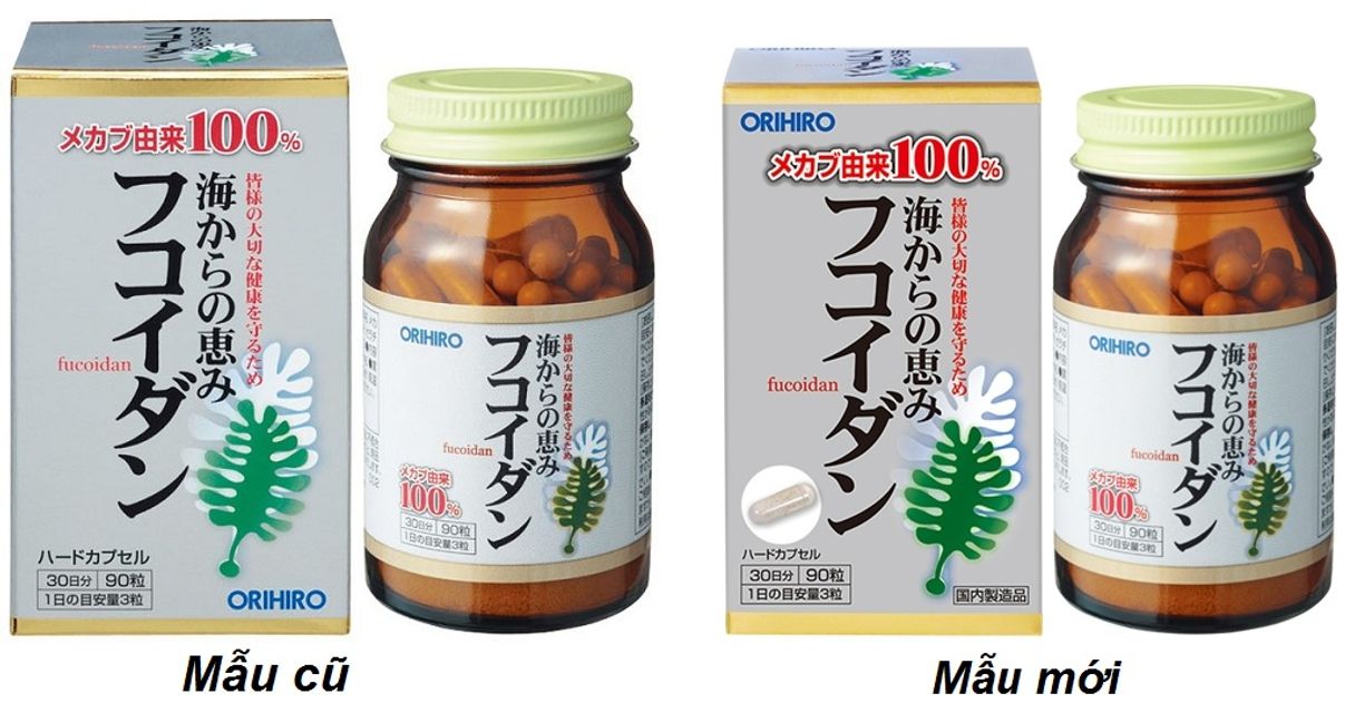 Tảo Fucoidan Orihiro hỗ trợ điều trị ung thư Nhật Bản 90 vi&ecirc;n 1