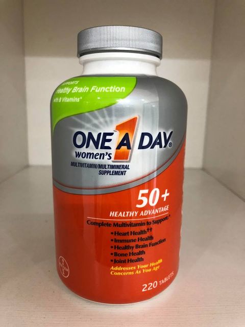  One A Day For Women 50+ loại 220 vi&ecirc;n mẫu mới