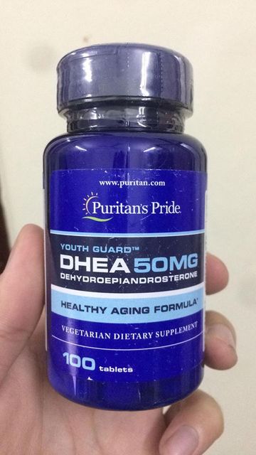 Vi&ecirc;n uống tăng nội tiết tố cho nữ DHEA 50mg Puritan's Pride 1