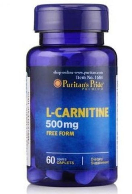 Vi&ecirc;n giảm c&acirc;n L-Carnitine 500 mg Puritan's Pride 1