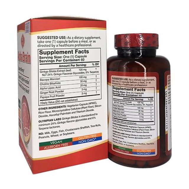 Vi&ecirc;n uống hỗ trợ tuần ho&agrave;n n&atilde;o, cải thiện tr&iacute; nhớ - Alpha Brain 2