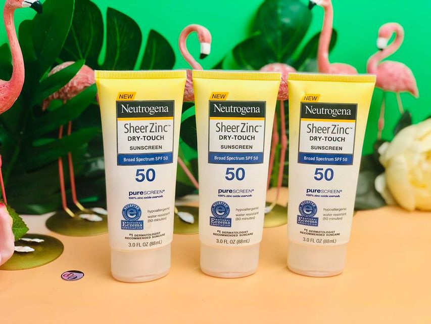 kem chống nắng Neutrogena cho da dầu Sheer Zinc Dry SPF 50