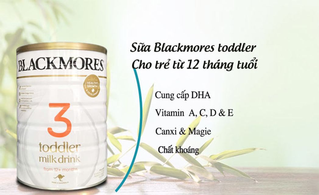 Sữa Blackmores số 3 bổ sung nhiều dinh dưỡng Vitamin, Canxi, kho&aacute;ng chất cho trẻ tr&ecirc;n 12 th&aacute;ng tuổi