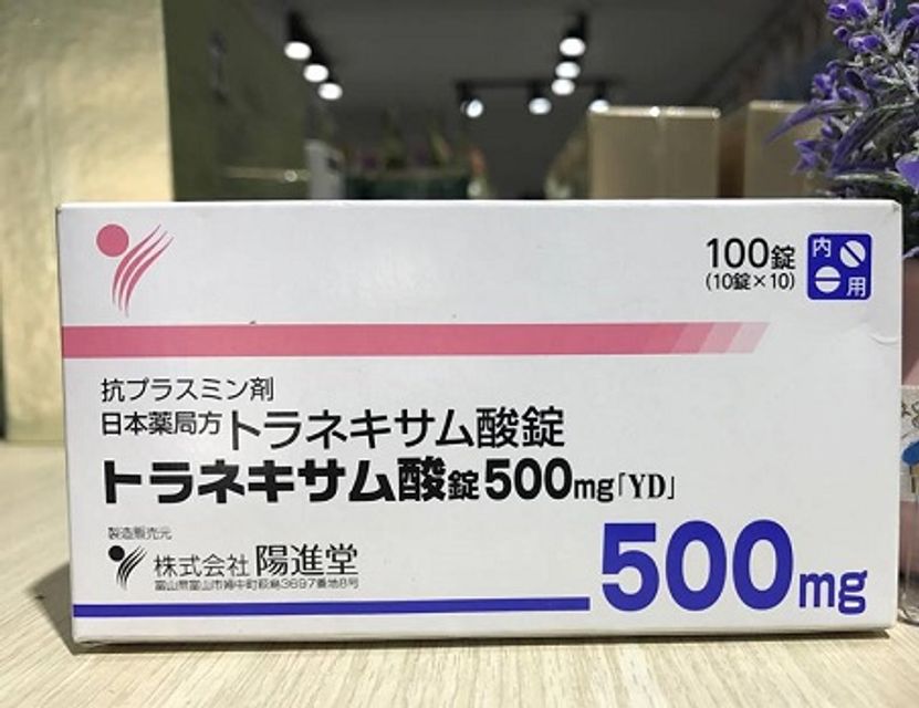 Hướng dẫn sử dụng vi&ecirc;n uống trị n&aacute;m Transamin