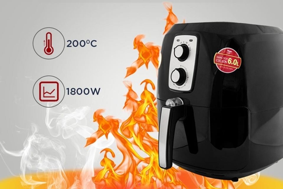 Nồi chi&ecirc;n kh&ocirc;ng dầu Magic Korea A-83 6 l&iacute;t chuẩn chất lượng