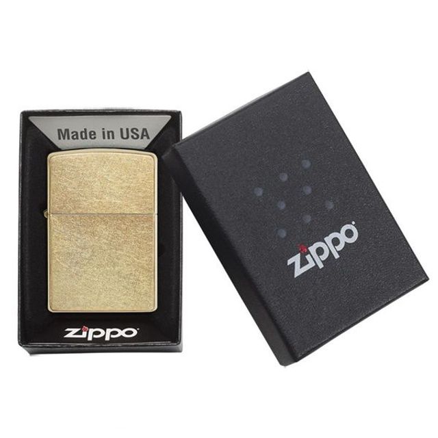 Zippo Classic Gold Dust 207G đi k&egrave;m hộp