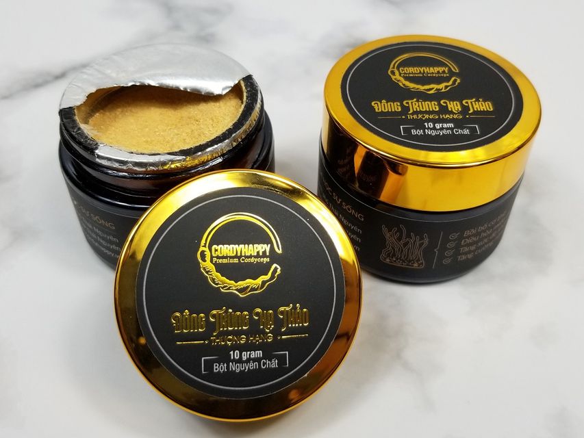 Bộ 2 lọ bột đ&ocirc;ng tr&ugrave;ng hạ thảo 