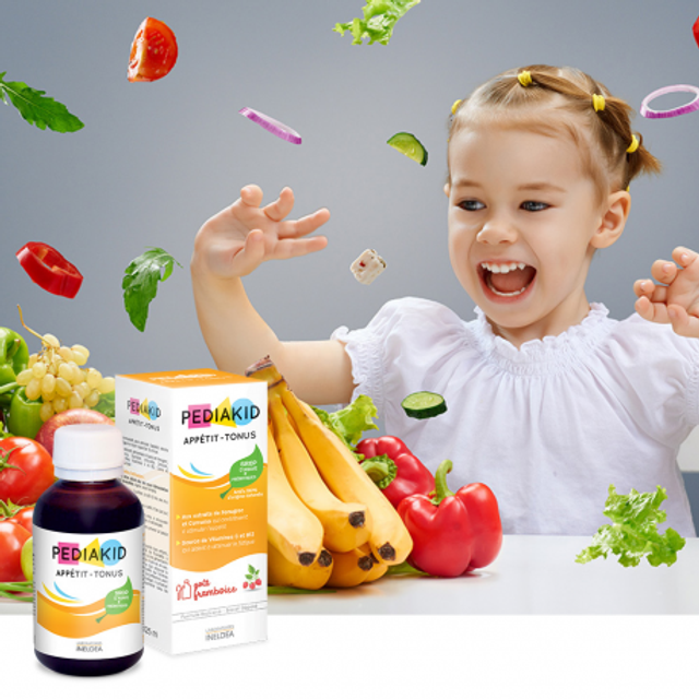 Siro Pediakid Appetit Tonus hỗ trợ b&eacute; ăn ngon, ngủ tốt
