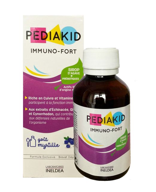 Pediakid tăng đề kh&aacute;ng Immuno - Fort 125ml ch&iacute;nh h&atilde;ng của Ph&aacute;p&nbsp;