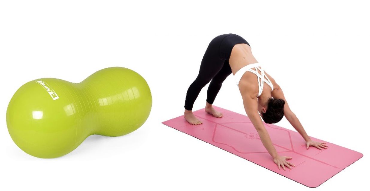 B&oacute;ng tập Yoga h&igrave;nh bầu dục MDBuddy MD12A32 hỗ trợ c&aacute;c b&agrave;i tập tại nh&agrave;
