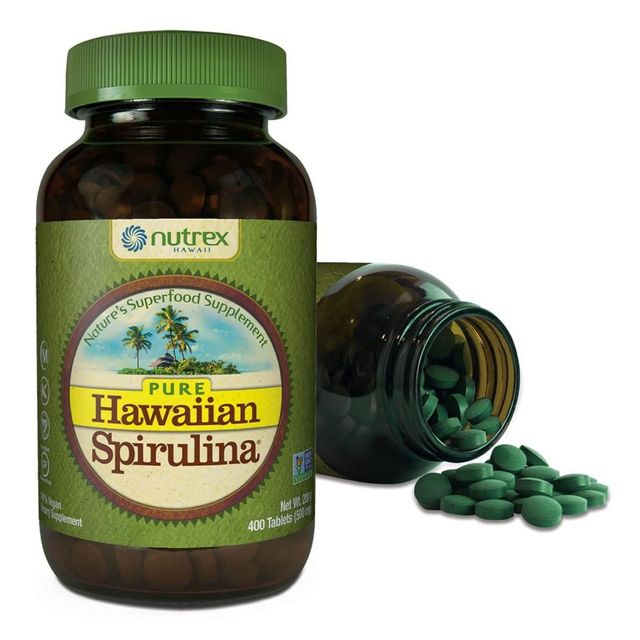 Tảo xoắn Nutrex Hawaii Hawaiian Spirulina 500mg ch&iacute;nh h&atilde;ng Mỹ