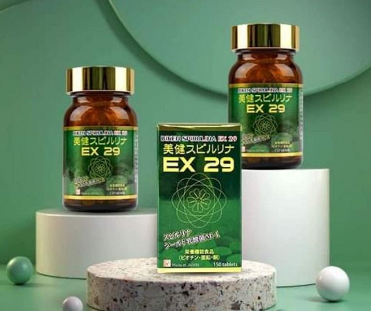 Tảo xoắn Biken Spirulina EX 29 hỗ trợ qu&aacute; tr&igrave;nh trao đổi chất