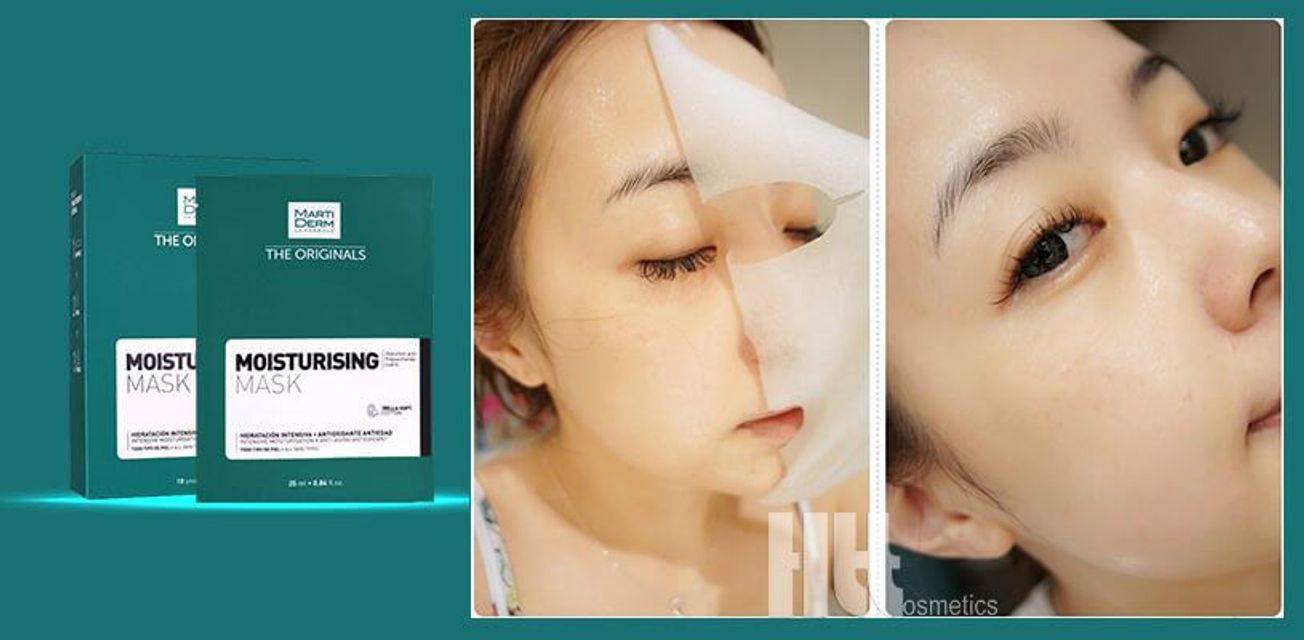Mặt nạ hỗ trợ dưỡng trắng da MartiDerm The Originals Moisturising Mask  dưỡng ẩm mướt da