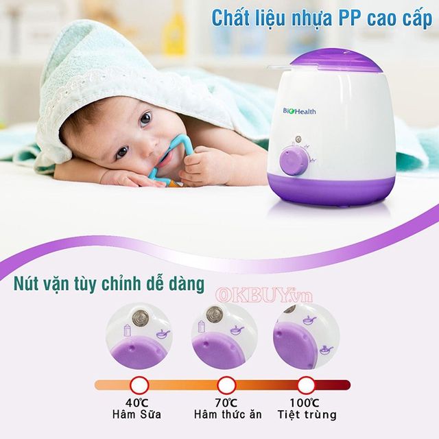 M&aacute;y h&acirc;m sữa 3 chức năng BioHealth BH8110 của &Uacute;c