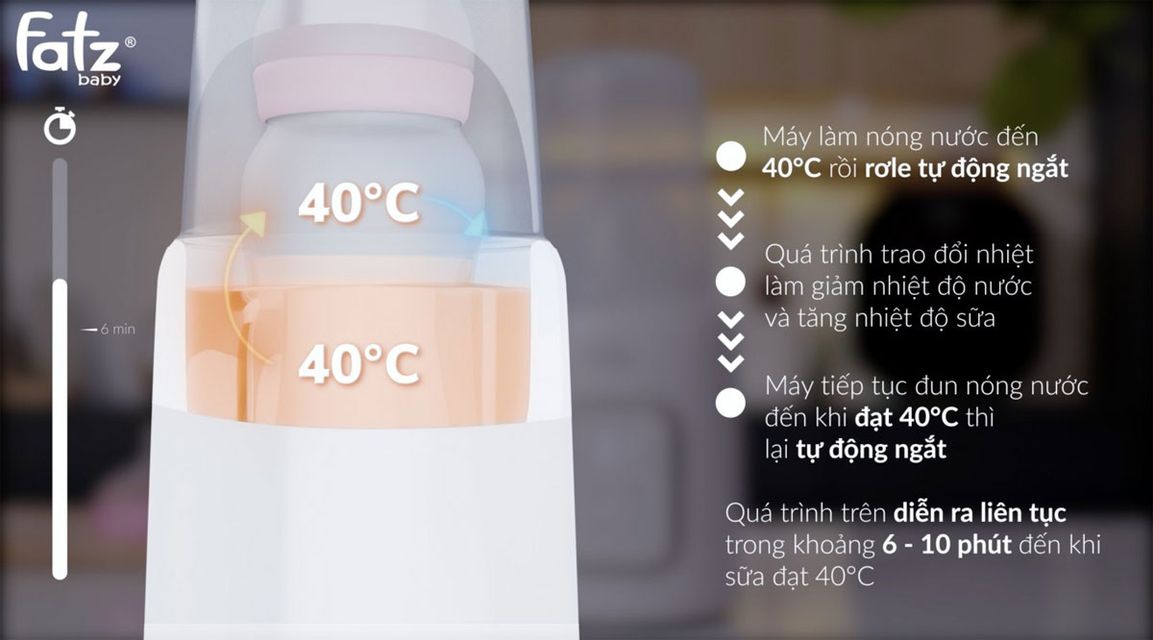 m&aacute;y h&acirc;m sữa v&agrave; tiệt tr&ugrave;ng Fatzbaby Mono 7 FB3010TN&nbsp;