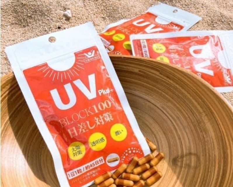 Vi&ecirc;n UV PLus Block hiệu quả chống nắng tối ưu 