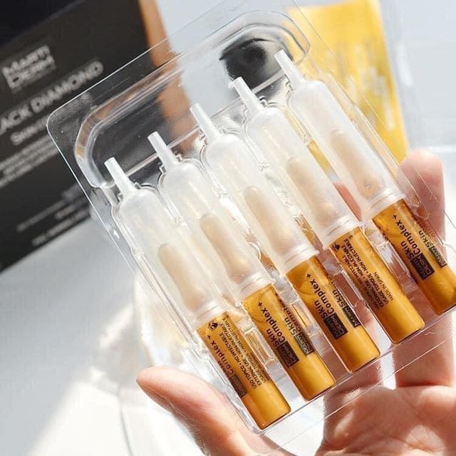 Ampoule hỗ trợ trẻ h&oacute;a da MartiDerm Black Diamond Skin Complex Advanced