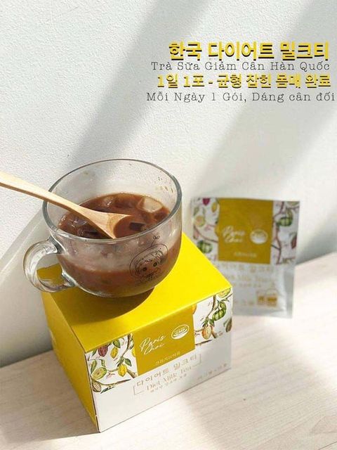 Tr&agrave; sữa Genie Paris Choi Diet Milk Tea&nbsp;H&agrave;n Quốc