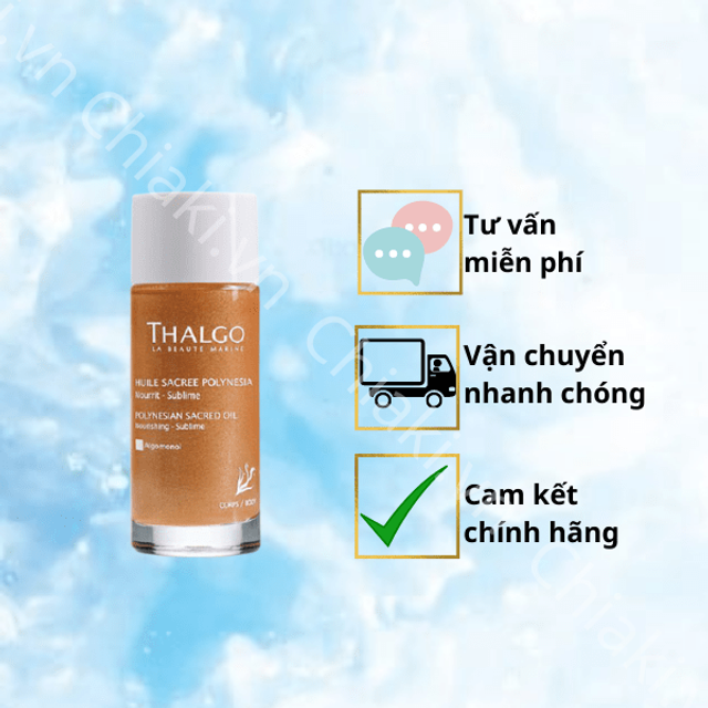 Dầu dưỡng thể cao cấp Thalgo Polynesia Sacred Oil