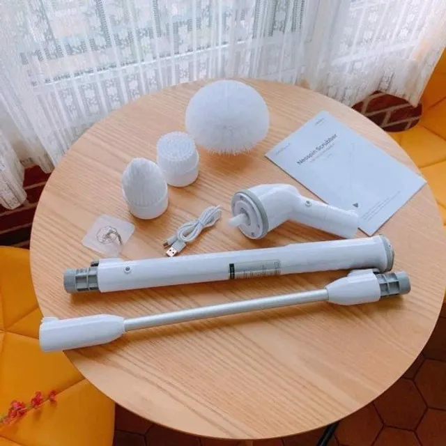 M&aacute;y cọ nh&agrave; vệ sinh Ohella Neospin Scrubber đủ bộ