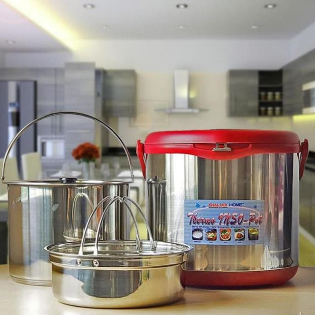 Nồi ủ inox Thermo&nbsp;Khaluck Home KL-711 cao cấp, sang trọng
